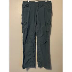 Kuhl Splash Roll Up Women's Size 14 LONG Blue Cargo Pants 6065 Outdoor Hiking